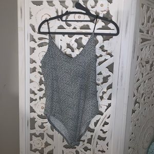 Grey bodysuit